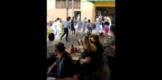 briga no Mercado Público de Itajaí