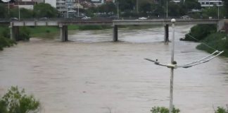 Nível do rio Itajaí-Açu chega em situação de alerta em Blumenau após fortes chuvas