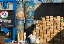 Abordagem em Blumenau resulta na apreensão de mais de 200 quilos de drogas em SC