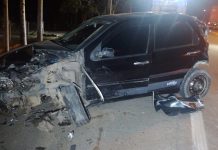 Motorista embriagado colide em carro e caminhão na BR-470