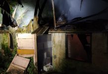 Casa mista é parcialmente destruída por incêndio no Vila Nova, em Blumenau