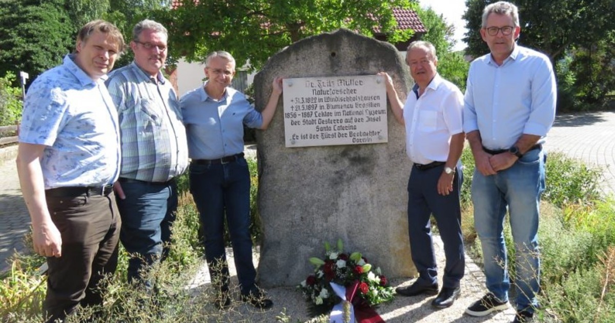 Der Bürgermeister von Blumenau besuchte die Heimatstadt des Naturforschers Fritz Müller in Deutschland