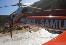 VÍDEO - Arcanjo é acionado após mulher cair de parapente no Litoral Norte