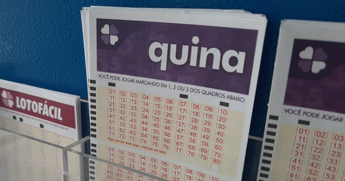 Aposta de Indaial acerta quatro números na Quina e ganha mais de R$ 15 mil