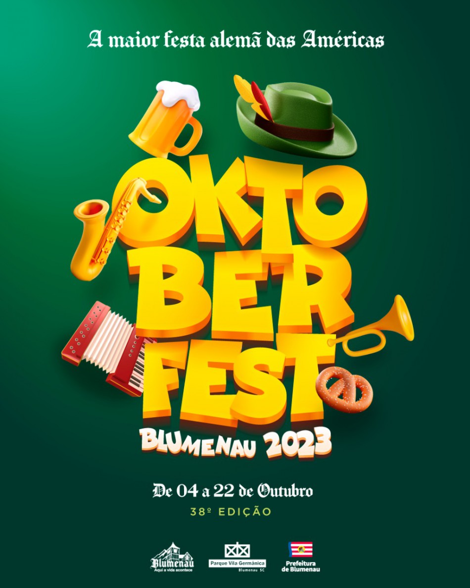 Blumenau anuncia datas e campanha da 38ª Oktoberfest