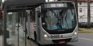 onibus do transporte coletivod e Blumenau. legenda 506 fonte