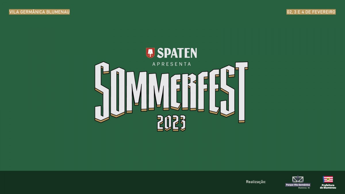 Spaten apresenta Sommerfest 2023 em Blumenau