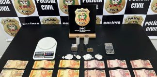 Homem com passagens pela polícia é preso com drogas em Blumenau