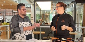 Gustavo Siqueira e Suzana Wascheck ensinam a preparar uma deliciosa paçoca de pinhão