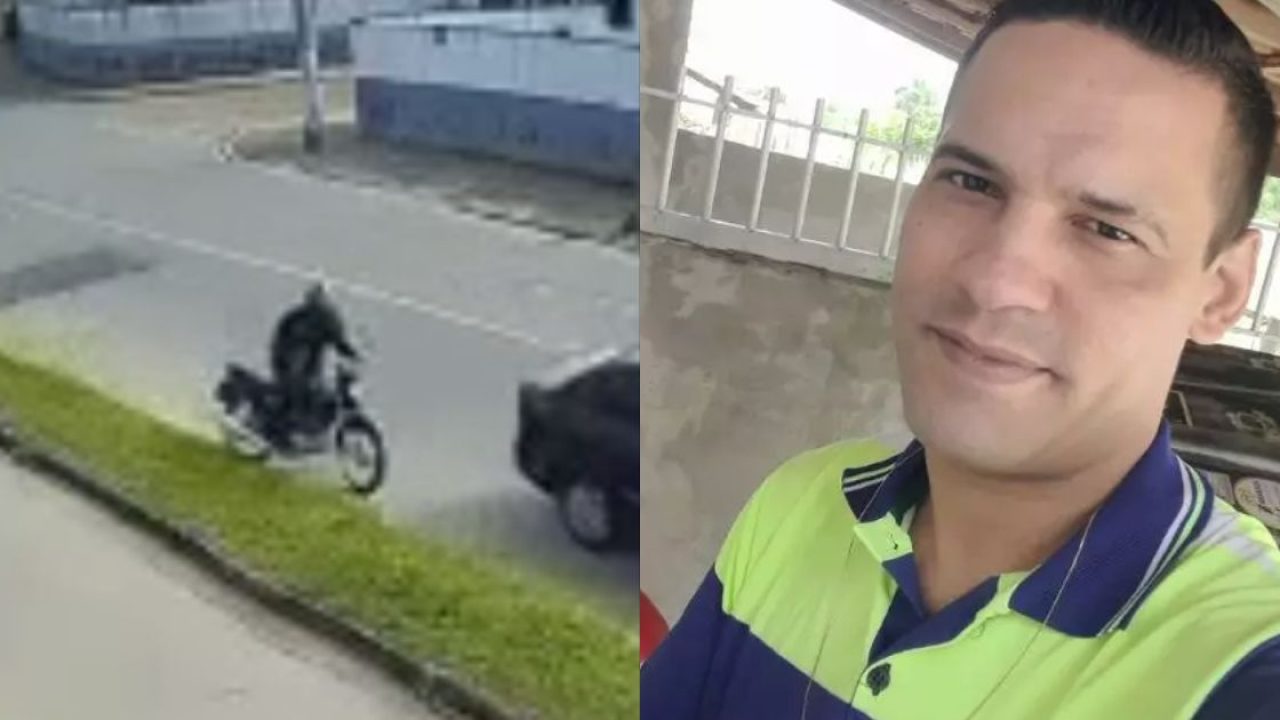 VÍDEO – Homem morre ao cair de moto e bater em poste em Joinville