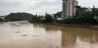 nível do rio Itajaí-Açu em Blumenau