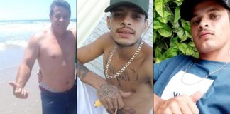 Pedro Souza, Douglas Souza e Deyvid Vinicius Souza