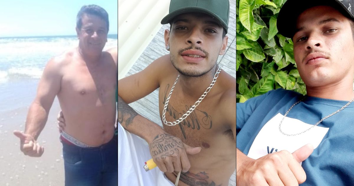 Pedro Souza, Douglas Souza e Deyvid Vinicius Souza
