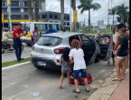 Bebê nasce dentro de carro em Itajaí e bombeiros ficam emocionados com o momento