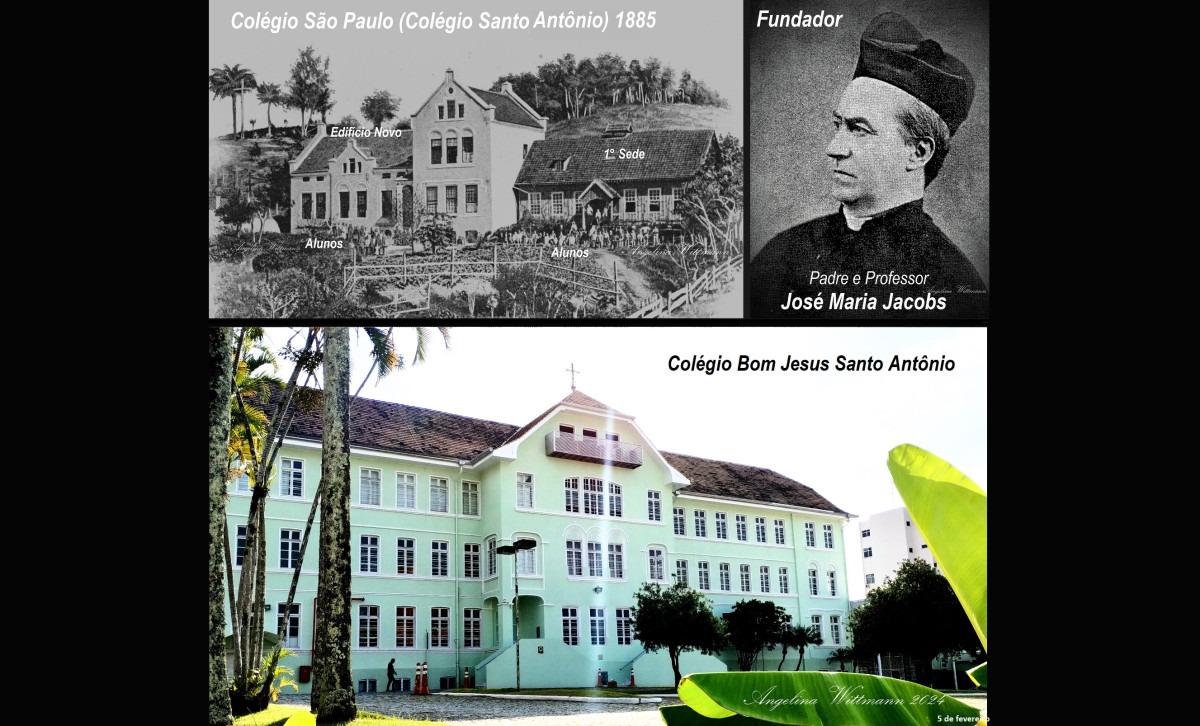 A história do Colégio Santo Antônio/Bom Jesus Santo Antônio, antigo Colégio São  Paulo, e seu fundador, padre José Maria Jacobs