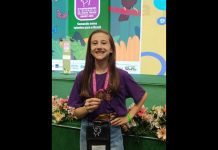 Medalha conquistada na Olimpíada Brasileira de Matemática pela estudante da rede pública municipal de ensino de Blumenau, Cecília Fontanive Frizzo