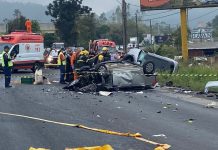 VÍDEO – Acidente grave entre carros e caminhão é registrado entre Gaspar e Brusque