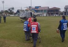 Homem sofre acidente de trabalho e tem pernas cortadas por serra, em Balneário Barra do Sul