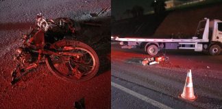 Identificado motociclista que morreu após colidir com guincho na BR-470, em Indaial