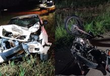 Motociclista morre após colidir com carro na rodovia SC-110, em Ituporanga