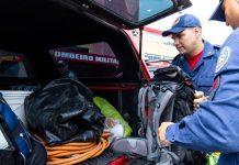 Nova equipe de bombeiros catarinenses é enviada para combate às queimadas no Centro-Oeste