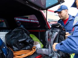 Nova equipe de bombeiros catarinenses é enviada para combate às queimadas no Centro-Oeste