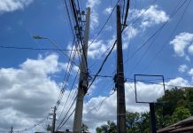 O que motivou a troca de postes em ruas do bairro Água Verde, em Blumenau