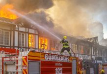 O que a Catedral São Apóstolo Blumenau fará após incêndio que destruiu lojas na rua XV de Novembro