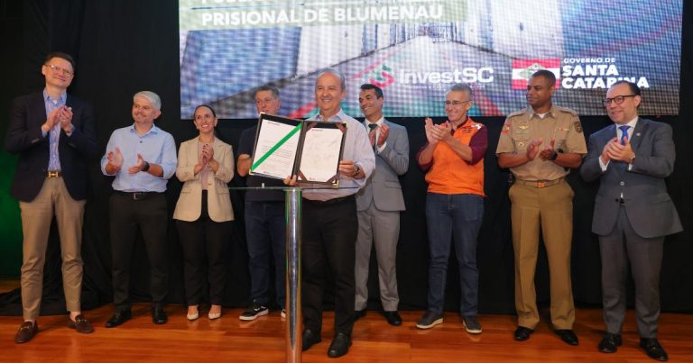 Com investimento milionário, governador anuncia Complexo Penitenciário de Blumenau